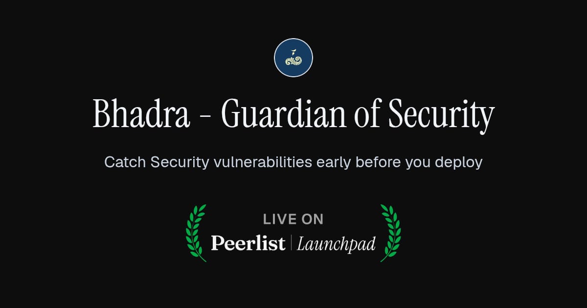Live on Peerlist Launchpad